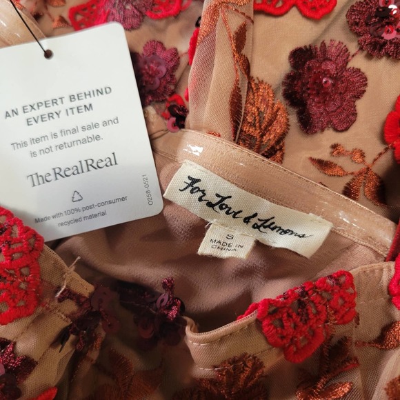 For Love And Lemons Floral Embroidered Maxi Dress - Picture 13 of 16